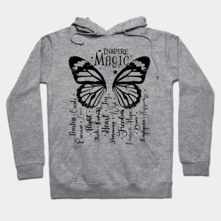 Inspire Magic in Dark Font Hoodie